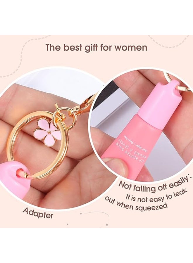 Keychain Cap for Summer Fridays 0.5 Oz Lip Balm keychain, lip gloss keychain, valentines day gifts for women（No Lip Balm） - Image 5